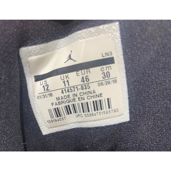 2018 Air Jordan 13 Retro - Melo Class of 2002 SIZE 12 (no laces) - Picture 7 of 10